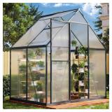 Sizzim 6 ft W x 4 ft D x 6.5 ft H Greenhouse