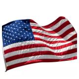 HomeRoots 3x5 American Flag Nylon Embroidered