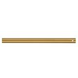 18 in. Burnished Brass Downrod, 1/2" ID