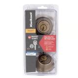 Kwikset SmartKey Antique Brass Deadbolt