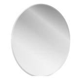 21x31 Frameless Oval Vanity Mirror in Silver