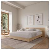 Nexera Satori Beige Oak Platform Bed