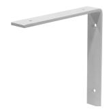 9 in. White L Steel Shelf Bracket
