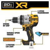 20V XR Cordless Hammer Drill & Battery Only