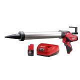 M12 12V Cordless Caulk Gun Kit