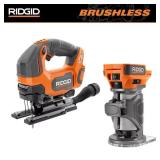 18V Brushless 2-Tool Kit: Jig Saw & Router