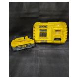 DeWalt 20V MAX 5Ah Battery + Fast Charger