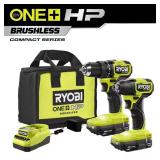 ONE+ HP 18V Drill, 2 Batteries & Charger