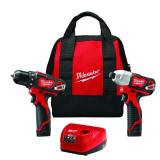 Milwaukee M12 Drill & Impact Kit *Missing Batteri