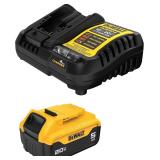 DEWALT 20V MAX 5Ah Battery & Charger (DCB205C)