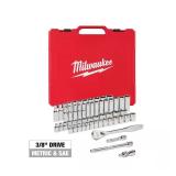 Milwaukee 3/8" Ratchet & Socket Set (56-Pc)