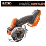 RIDGID 18V Sub-Compact Saw (3" wheels)