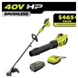 RYOBI 40V HP Brushless Leaf Blower & Trimmer