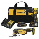 DEWALT 20V MAX Hammer Drill & Osc Tool Kit