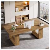 Capen 63 in. Rustic Wood Desk