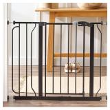 Regalo Safety Baby Gate for Doorways, Black