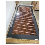 Large black frame mirror BROKEN