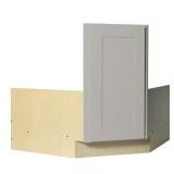 36x34.5x24in. Corner Sink Base Cabinet
