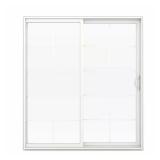 V-2500 72x80 White Vinyl Sliding Patio Door