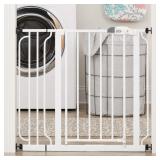 Regalo Baby Gate 29-38.5" Door/Bottom, White