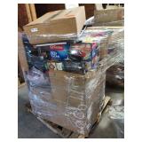 Mixed skid lot mop, outdoor deck box, bird feeder