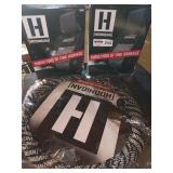 2 Hoonigan seat covers and matching steering whee