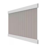 Veranda Linden 6x8 White Vinyl Fence Kit