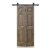 36x80 Vintage MDF Bi-Fold Barn Door no hardware