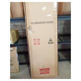 Glass warehouse door