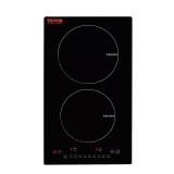 12" Electric Induction Cooktop 2-Burner 1800W
