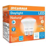 Sylvania LED Bulb Daylight 50W Equiv E26 2pk