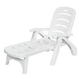 Pastoralism Plastic Chaise Lounge White