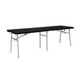 HDX 8 ft Rectangle Resin Top Table Seats 8