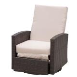 Plastic Rattan Outdoor Recliner Chair