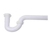 1-1/4 in. White Plastic Sink Drain P- Trap