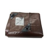 16 ft. x 20 ft. Brown/Silver Heavy-Duty Tarp