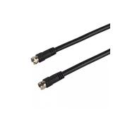 100 ft. Black 18-Gauge RG6 Quad Coaxial Cable