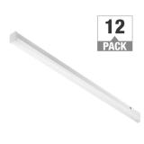 12-Pack 4 ft 33W LED Strip Light, 5000K