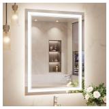 KeonJinn 24x32 Framelss LED Vanity Mirror