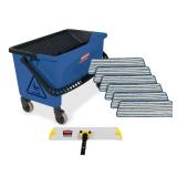 Rubbermaid 18in Microfiber Flat Mop Kit
