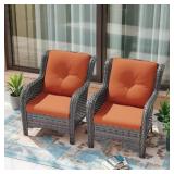 Ergonomic Patio Chair with Cushions
