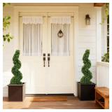 HOYMN 3 ft Boxwood Spiral Topiary Tree 2-Pack