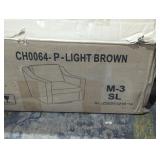 Light Brown Swivel Chair by Dreamsidea