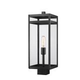 Nuri 1-Light Black Outdoor Post Light
