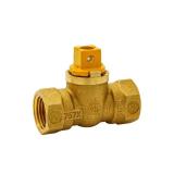 1/2 in. Brass Ball Valve, Gas, 1-Pc Body