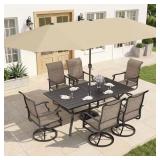 PHI VILLA 8-Piece Outdoor Dining Set
