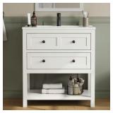 Shay 31 in. Bath Vanity with 2 Drawers
