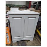 24" Bathroom Vanity Cabinet, Broken Sink