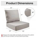 Beige Patio Cushion