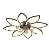 35 in. Bladeless Flower Ceiling Fan
